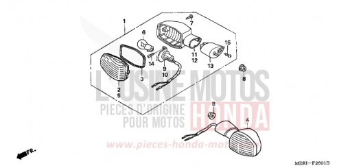 BLINKER (CBF600N/NA) CBF600NA4 de 2004